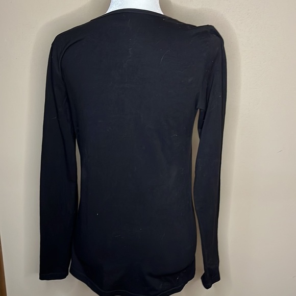 Harley Davidson long sleeve crew neck Bejeweled museum Tee Shirt - Picture 6 of 8